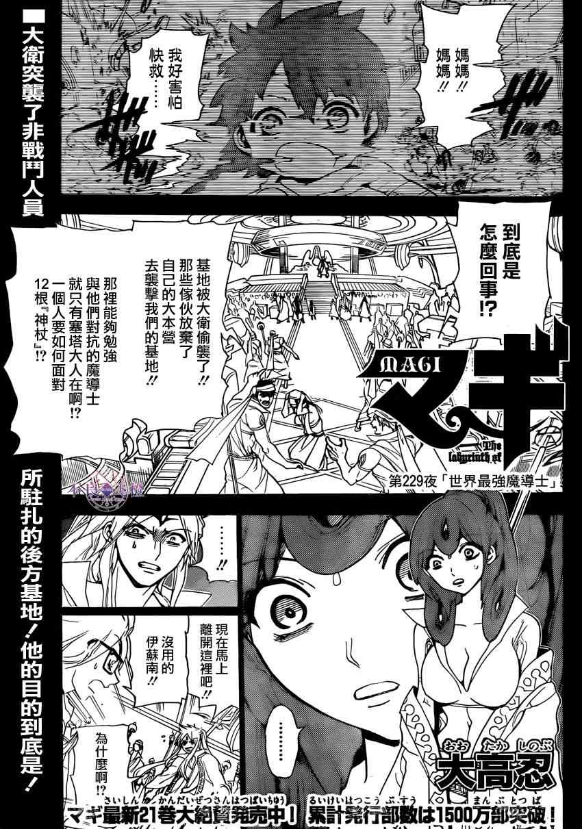 《魔笛MAGI》229话第1页