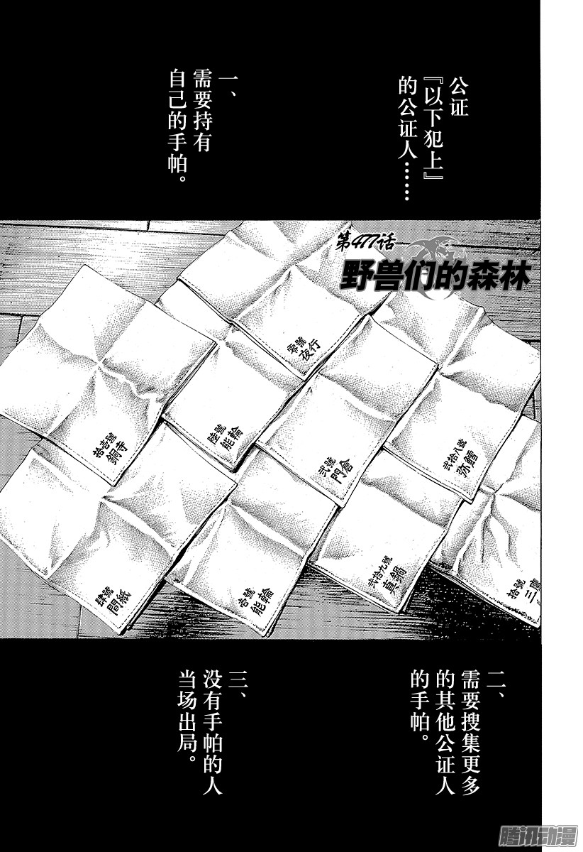 《噬谎者》第477话 野兽们的森林第1页