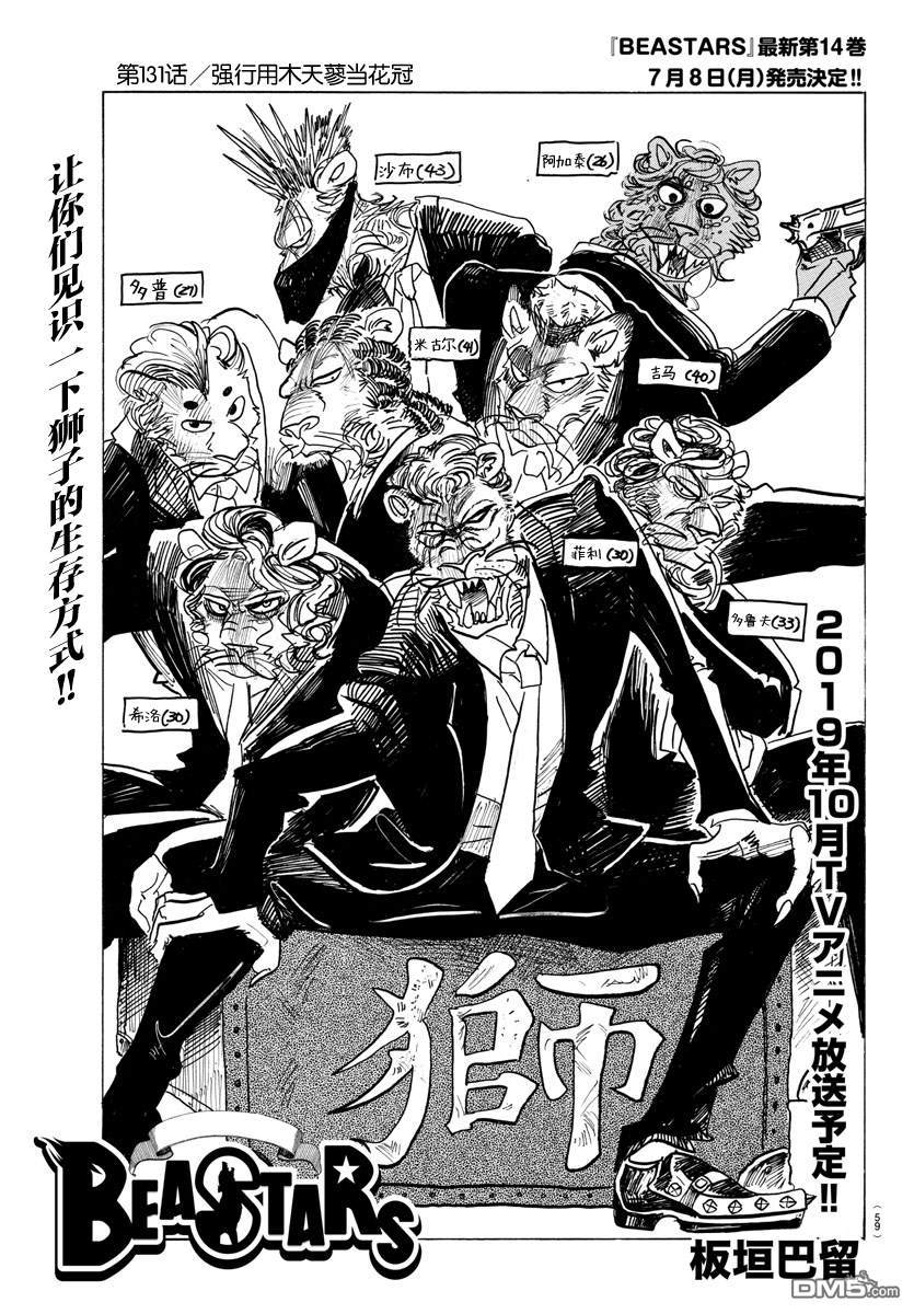 《BEASTARS》第131话 强行用木天蓼当花冠第1页