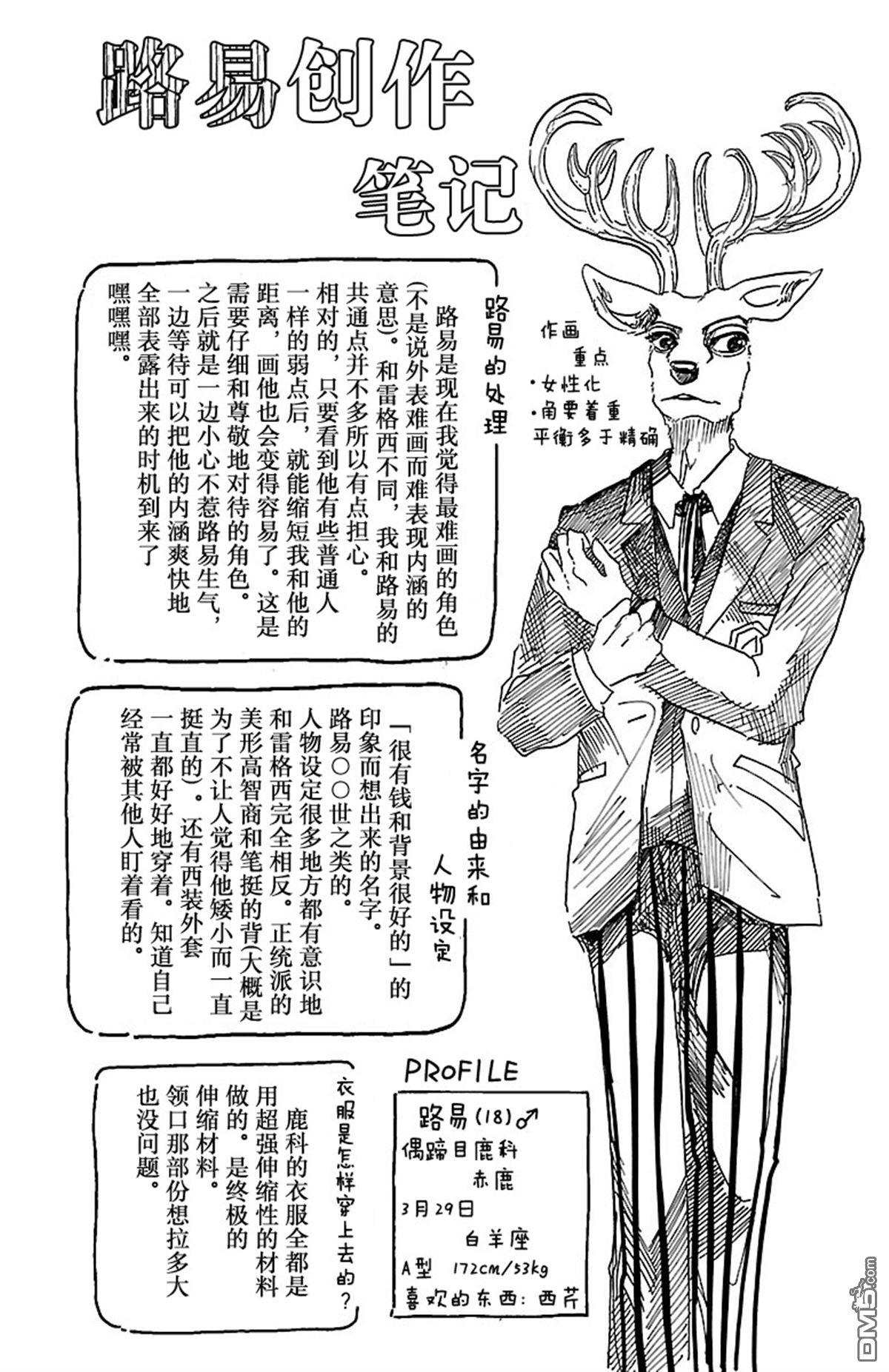 《BEASTARS》第02话附录第1页