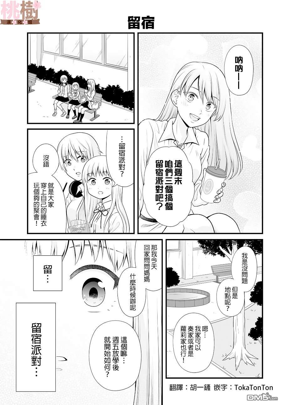 《女高中生的虚度日常》第95话 留宿第1页