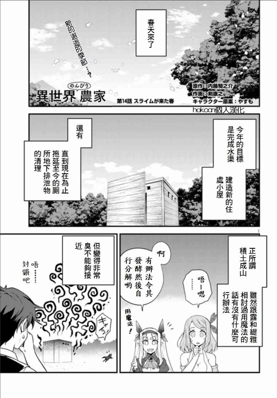 《异世界悠闲农家》14话第1页