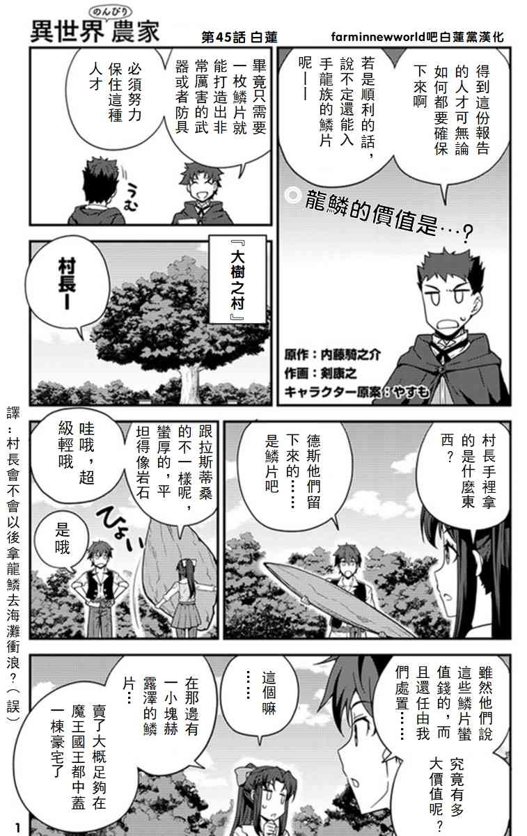 《异世界悠闲农家》45话第1页